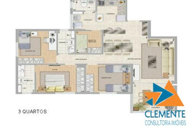 Imagem Apartamento com 3 Quartos à Venda, 91 m² em Serra - Belo Horizonte