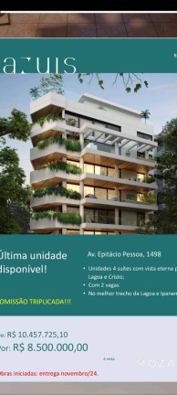 Foto do imóvel Apartamento com 4 Quartos à Venda, 292 m² em Ipanema - Rio De Janeiro