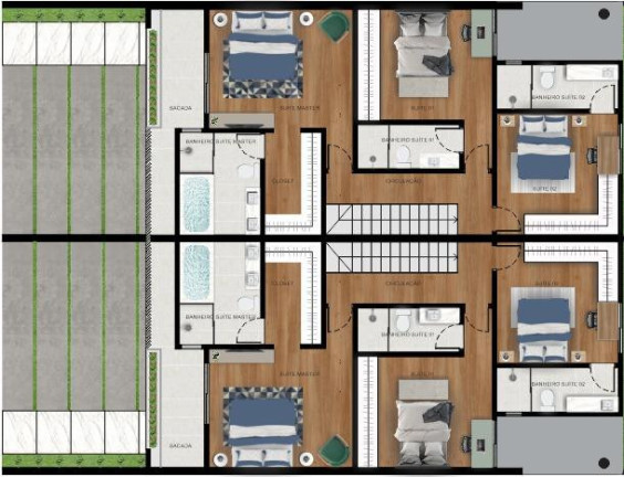 Imagem Sobrado com 3 Quartos à Venda, 186 m² em Glória - Joinville