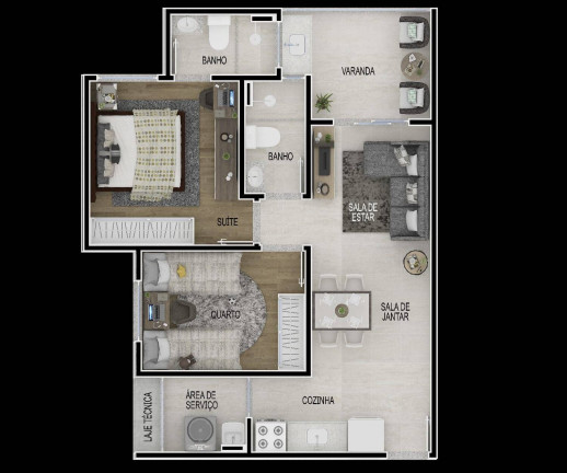 Imagem Apartamento com 2 Quartos à Venda, 58 m² em Vila Gabriel - Sorocaba Imagem Apartamento com 2 Quartos à Venda, 58 m² em Vila Gabriel - Sorocaba