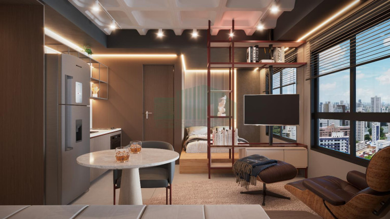 Imagem Apartamento com 1 Quarto à Venda, 19 m² em Aflitos - Recife Imagem Apartamento com 1 Quarto à Venda, 19 m² em Aflitos - Recife