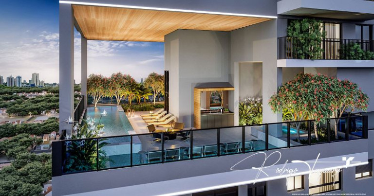 Imagem Apartamento com 2 Quartos à Venda, 73 m² em Setor Bueno - Goiânia