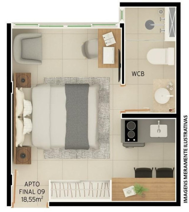 Imagem Imóvel com 1 Quarto à Venda, 18 m² em Intermares - Cabedelo Imagem Imóvel com 1 Quarto à Venda, 18 m² em Intermares - Cabedelo