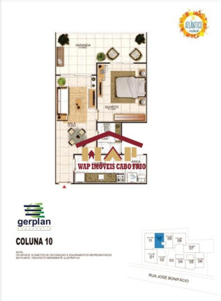 Imagem Apartamento com 1 Quarto à Venda, 58 m² em Centro - Cabo Frio Imagem Apartamento com 1 Quarto à Venda, 58 m² em Centro - Cabo Frio
