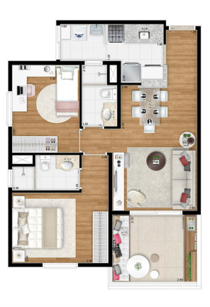 Imagem Apartamento com 2 Quartos à Venda, 55 m² em Saúde - São Paulo Imagem Apartamento com 2 Quartos à Venda, 55 m² em Saúde - São Paulo