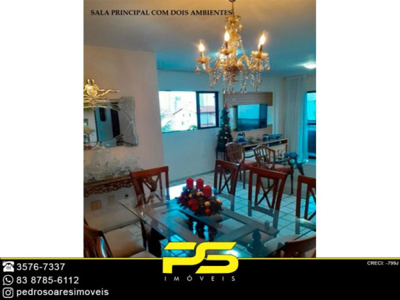 Imagem Apartamento com 3 Quartos à Venda, 158 m² em Aeroclube - João Pessoa Imagem Apartamento com 3 Quartos à Venda, 158 m² em Aeroclube - João Pessoa