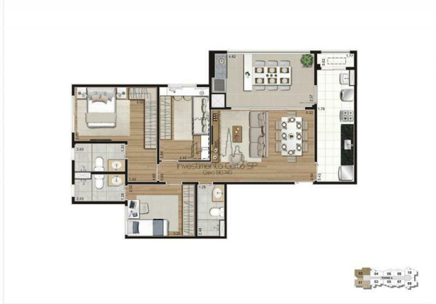 Imagem Apartamento com 2 Quartos à Venda, 55 m² em Mooca - São Paulo Imagem Apartamento com 2 Quartos à Venda, 55 m² em Mooca - São Paulo