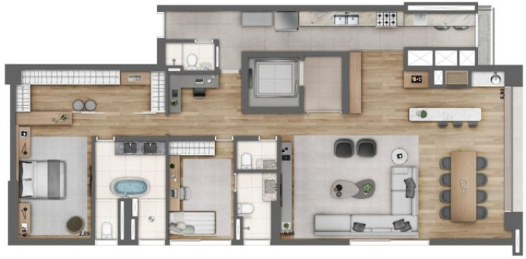 Imagem Apartamento com 3 Quartos à Venda, 168 m² em Pinheiros - São Paulo Imagem Apartamento com 3 Quartos à Venda, 168 m² em Pinheiros - São Paulo