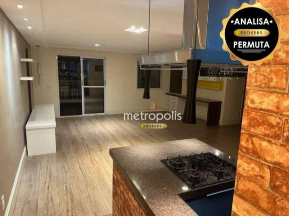 Apartamento com 3 Quartos à Venda, 115 m² em Vila Valparaíso - Santo André