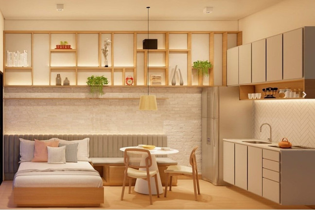Apartamento com 1 Quarto à Venda, 34 m² em Campo Belo - São Paulo