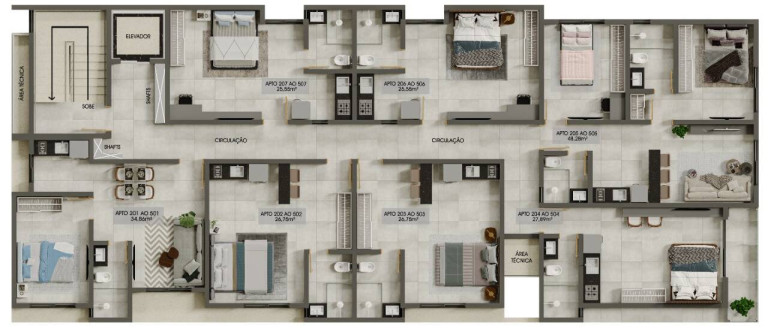 Imagem Apartamento com 1 Quarto à Venda, 25 m² em Intermares - Cabedelo Imagem Apartamento com 1 Quarto à Venda, 25 m² em Intermares - Cabedelo