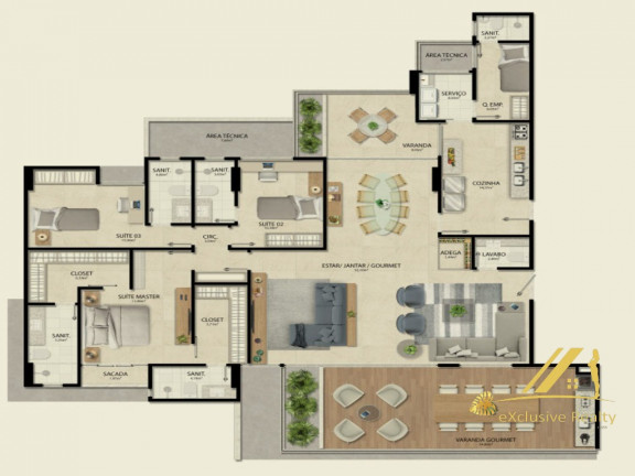 Imagem Apartamento com 4 Quartos à Venda, 210 m² em Caminho Das árvores - Salvador Imagem Apartamento com 4 Quartos à Venda, 210 m² em Caminho Das árvores - Salvador