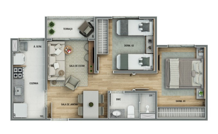 Imagem Imóvel com 3 Quartos à Venda, 55 m² em Jardim Nossa Senhora Da Penha - Hortolândia