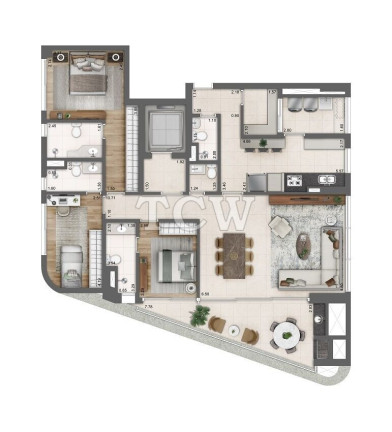 Imagem Apartamento com 3 Quartos à Venda, 152 m² em Vila Olímpia - São Paulo