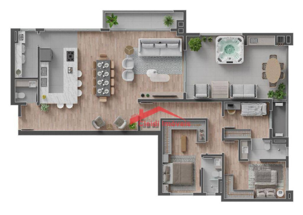 Imagem Cobertura com 3 Quartos à Venda, 153 m² em Anita Garibaldi - Joinville