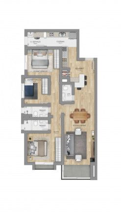 Imagem Apartamento com 2 Quartos à Venda, 82 m² em Centro - Canela Imagem Apartamento com 2 Quartos à Venda, 82 m² em Centro - Canela