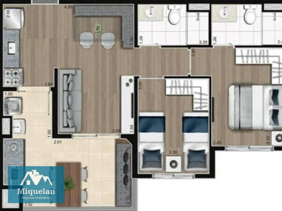 Imagem Apartamento com 2 Quartos à Venda, 56 m² em Vila Maria - São Paulo