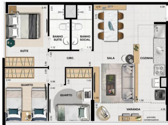 Imagem Imóvel com 3 Quartos à Venda, 60 m² em Barra Da Tijuca - Rio De Janeiro Imagem Imóvel com 3 Quartos à Venda, 60 m² em Barra Da Tijuca - Rio De Janeiro