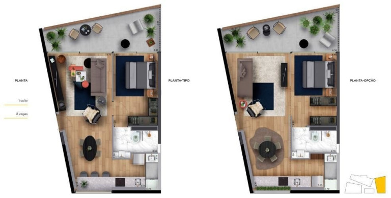 Imagem Apartamento com 1 Quarto à Venda, 63 m² em Vila Olímpia - São Paulo