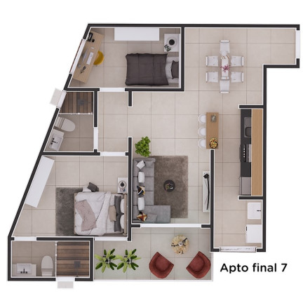 Imagem Apartamento com 2 Quartos à Venda, 67 m² em Centro - Itanhaém Imagem Apartamento com 2 Quartos à Venda, 67 m² em Centro - Itanhaém