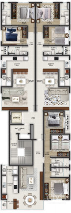 Imagem Apartamento com 2 Quartos à Venda, 79 m² em Centro - Balneário Piçarras