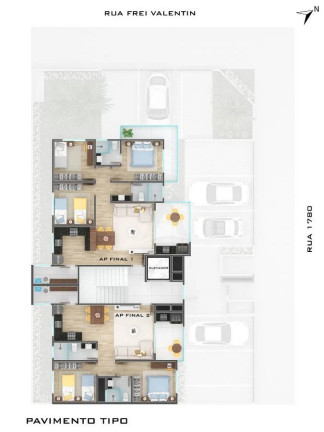 Imagem Apartamento com 3 Quartos à Venda, 84 m² em Mariluz - Itapoá