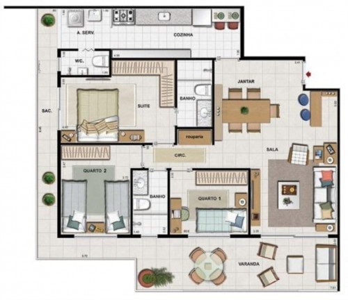 Imagem Imóvel com 2 Quartos à Venda, 109 m² em Recreio Dos Bandeirantes - Rio De Janeiro