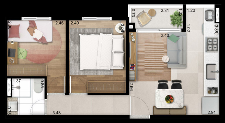 Imagem Imóvel com 2 Quartos à Venda, 40 m² em Tucuruvi - São Paulo