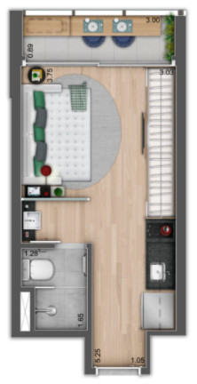 Imagem Apartamento com 1 Quarto à Venda, 39 m² em Jardim América - São Paulo Imagem Apartamento com 1 Quarto à Venda, 39 m² em Jardim América - São Paulo