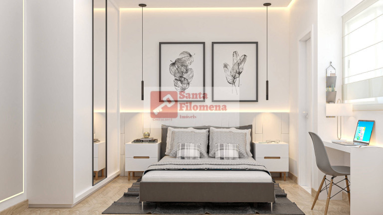 Imagem Cobertura com 2 Quartos à Venda, 104 m² em Santa Maria - Santo André