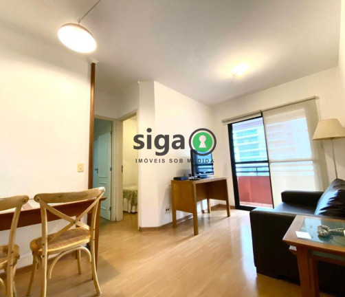 Imagem Apartamento com 1 Quarto para Alugar, 50 m² em Brooklin - São Paulo