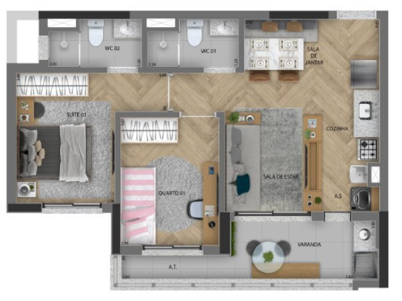 Imagem Apartamento com 2 Quartos à Venda, 109 m² em Presidente Altino - Osasco Imagem Apartamento com 2 Quartos à Venda, 109 m² em Presidente Altino - Osasco