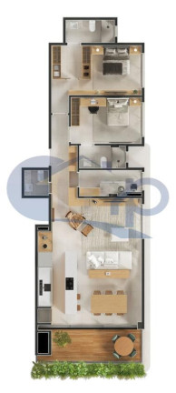 Imagem Apartamento com 2 Quartos à Venda, 83 m² em Praia Grande - Torres