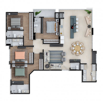Imagem Imóvel com 4 Quartos à Venda, 297 m² em Itapema - Itapema