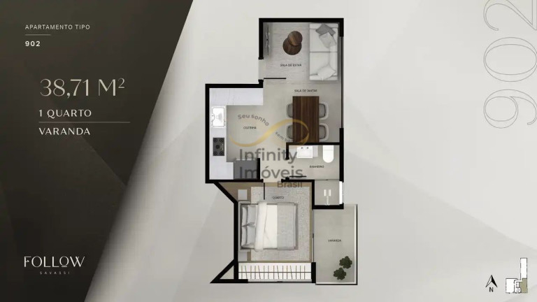 Imagem Apartamento com 1 Quarto à Venda, 40 m² em Savassi - Belo Horizonte Imagem Apartamento com 1 Quarto à Venda, 40 m² em Savassi - Belo Horizonte