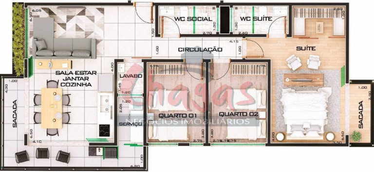 Imagem Apartamento com 3 Quartos à Venda, 124 m² em Martim De Sá - Caraguatatuba Imagem Apartamento com 3 Quartos à Venda, 124 m² em Martim De Sá - Caraguatatuba