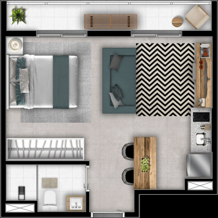 Imagem Imóvel com 2 Quartos à Venda, 37 m² em Vila Ema - São Paulo