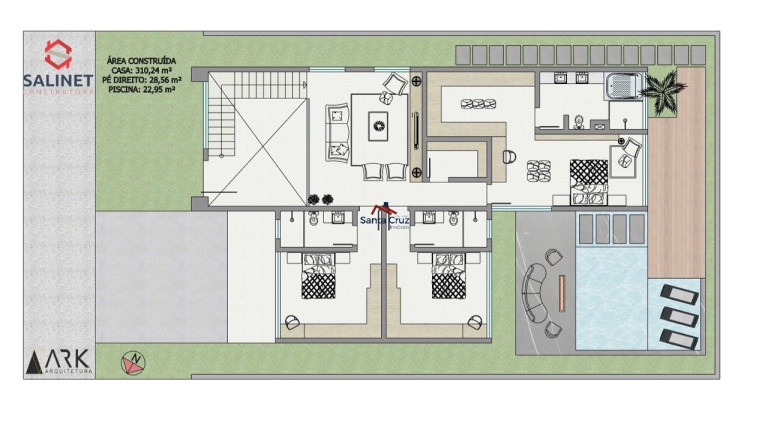 Imagem Sobrado com 3 Quartos à Venda, 377 m² em Jardim Dourado - Porto Belo
