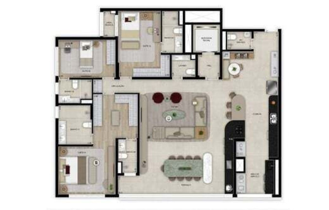 Imagem Apartamento com 3 Quartos à Venda, 97 m² em Santo Amaro - São Paulo Imagem Apartamento com 3 Quartos à Venda, 97 m² em Santo Amaro - São Paulo