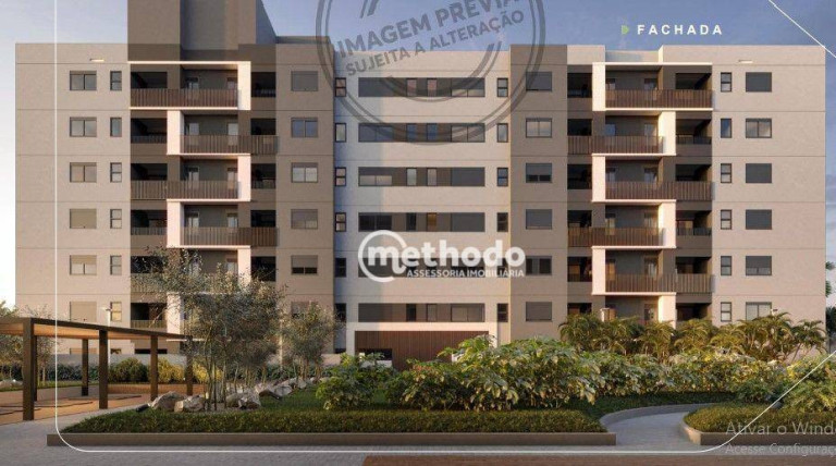 Apartamento com 2 Quartos à Venda, 54 m² em Swiss Park - Campinas