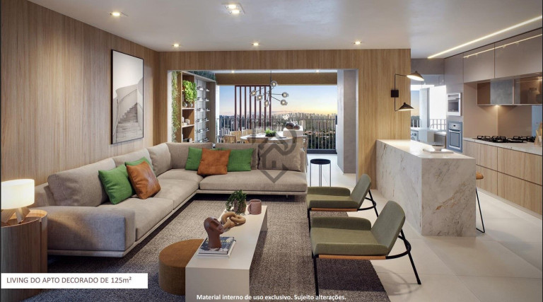 Apartamento com 3 Quartos à Venda, 125 m² em Santo Amaro - São Paulo