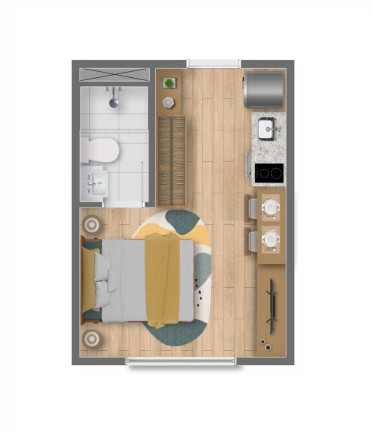 Imagem Apartamento com 1 Quarto à Venda, 28 m² em Itaquera - São Paulo Imagem Apartamento com 1 Quarto à Venda, 28 m² em Itaquera - São Paulo