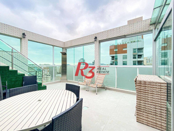 Imagem Cobertura com 3 Quartos à Venda, 244 m² em Gonzaga - Santos Imagem Cobertura com 3 Quartos à Venda, 244 m² em Gonzaga - Santos