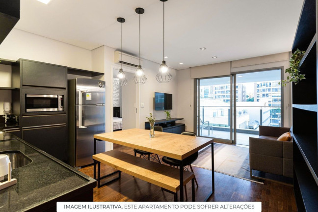 Apartamento com 1 Quarto para Alugar, 68 m² em Vila Nova Conceição - São Paulo