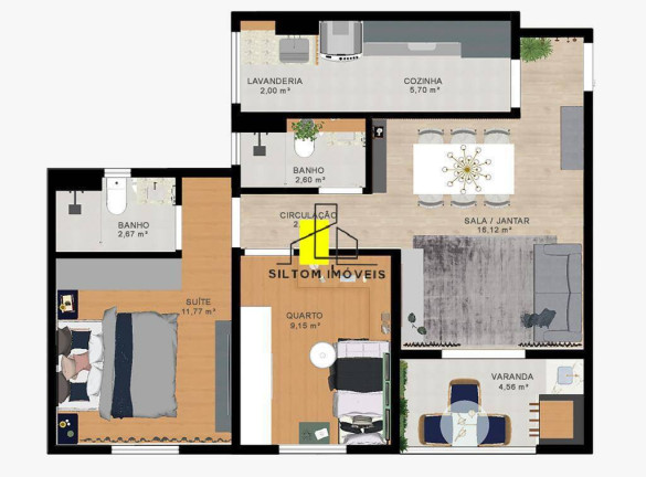 Imagem Apartamento com 2 Quartos à Venda, 64 m² em Residencial Portal Da Mantiqueira - Taubaté Imagem Apartamento com 2 Quartos à Venda, 64 m² em Residencial Portal Da Mantiqueira - Taubaté