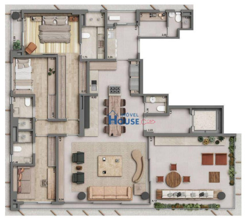 Imagem Apartamento com 3 Quartos à Venda, 204 m² em Itaim Bibi - São Paulo Imagem Apartamento com 3 Quartos à Venda, 204 m² em Itaim Bibi - São Paulo