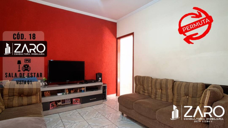 Casa com 2 Quartos à Venda, 126 m² em Jardim Araucaria - Rio Claro