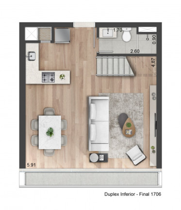 Imagem Apartamento com 1 Quarto à Venda, 55 m² em Praia De Belas - Porto Alegre