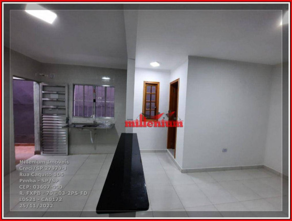 Imagem Casa com 1 Quarto para Alugar, 40 m² em Vila São Geraldo - São Paulo