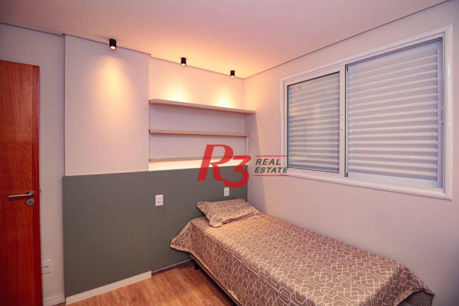 Imagem Apartamento com 2 Quartos à Venda, 56 m² em Aparecida - Santos